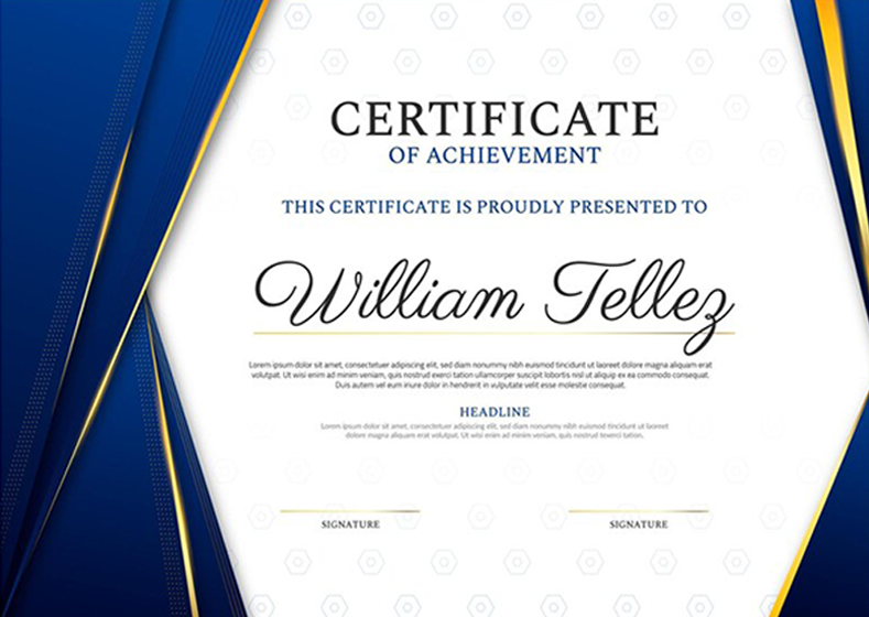 عکس گواهینامه